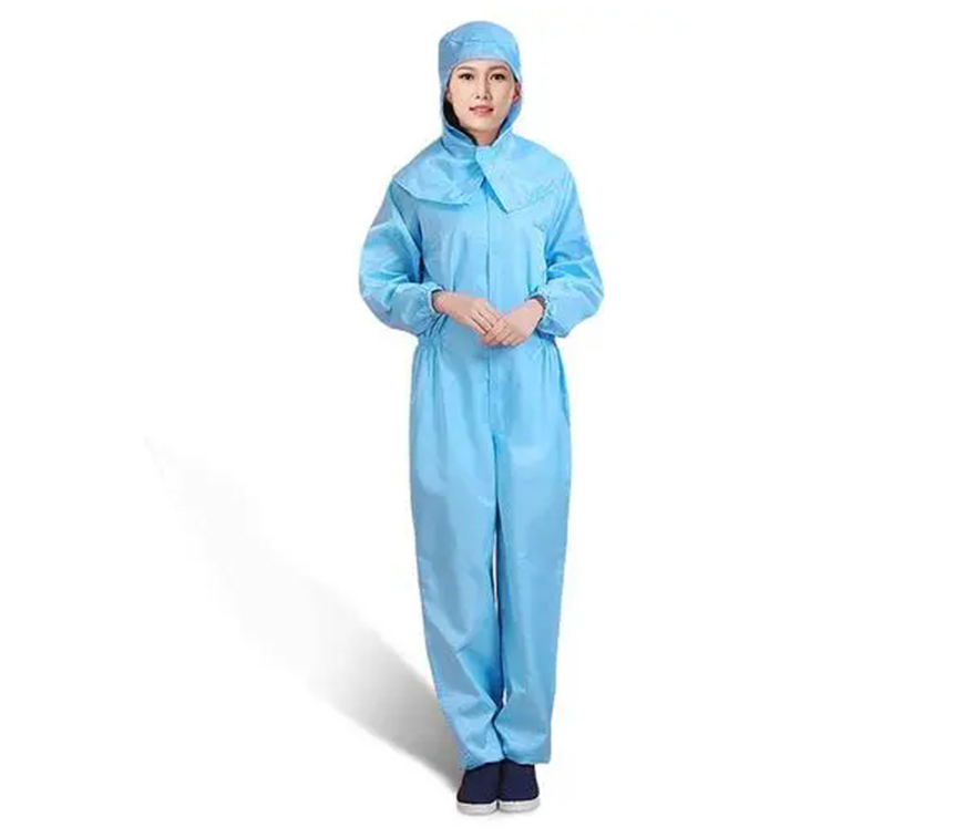 披肩帽連體無塵服
